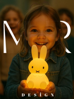 St. Morritz Miffy Tavşan Gece Lambası Küçük Boy 12 cm Gün Işığı.