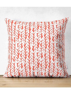 Rem Home Rengirenk Dekoratif Kırlent Kılıfı Modern 43 x 43 cm Salon Koltuk Kanepe Yastık Kılıfı