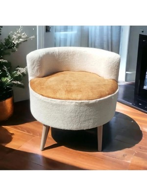 St. Morritz Tekli Puf ,makyaj Önü Pufu,çay Seti Tekli Koltuk, Berjer (Salon, Balkon, Ofis)