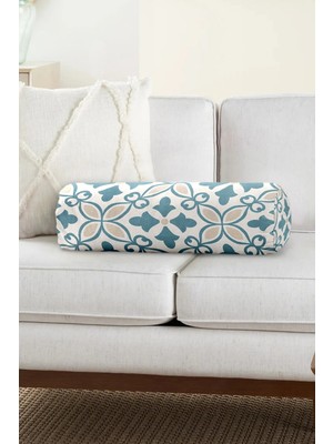 Rem Home Rengirenk Dekoratif Kırlent Kılıfı Sarı 60 x 20 cm Salon Koltuk Kanepe Yastık Kılıfı