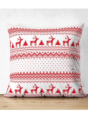 Rem Home Rengirenk Dekoratif Kırlent Kılıfı Sarı Modern 43 x 43 cm Salon Koltuk Kanepe Yastık Kılıfı