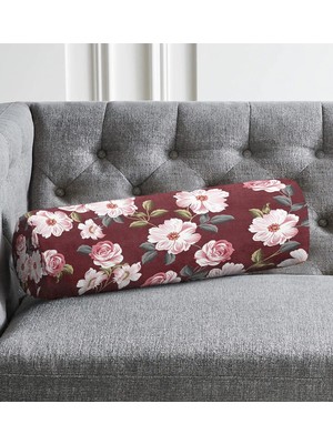 Rem Home Rengirenk Dekoratif Kırlent Kılıfı Modern 60 x 20 cm Salon Koltuk Kanepe Yastık Kılıfı
