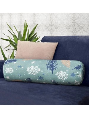 Rem Home Rengirenk Dekoratif Kırlent Kılıfı 60 x 20 cm Salon Koltuk Kanepe Yastık Kılıfı