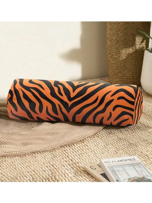 Rem Home Rengirenk Dekoratif Kırlent Kılıfı Sarı 60 x 20 cm Salon Koltuk Kanepe Yastık Kılıfı