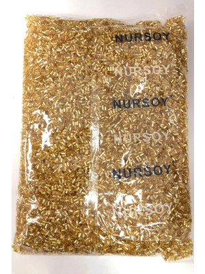 St. Morritz Altın Sarısı Rengi Burgulu Kesme Boncuk 500 gr