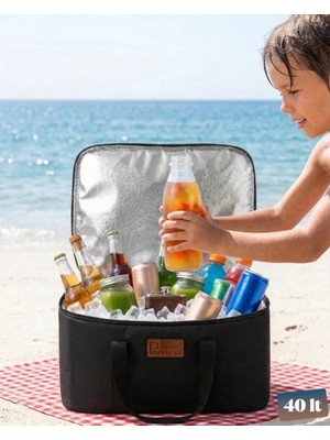 St. Morritz 40 Litre Termos Çanta - Isı Yalıtımlı Kamp ve Piknik Çantası