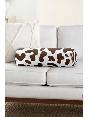 Rem Home Rengirenk Dekoratif Kırlent Kılıfı 60 x 20 cm Salon Koltuk Kanepe Yastık Kılıfı