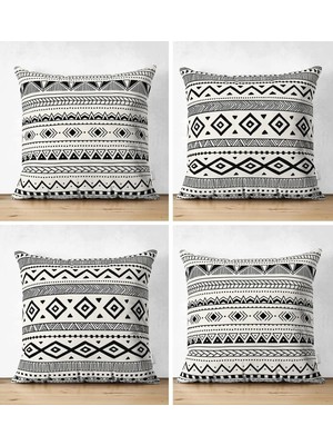 Rem Home Rengirenk Dekoratif Kırlent Kılıfı Sarı Modern 43 x 43 cm Salon Koltuk Kanepe Yastık Kılıfı