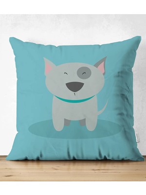Rem Home Rengirenk Dekoratif Kırlent Kılıfı Modern 43 x 43 cm Salon Koltuk Kanepe Yastık Kılıfı