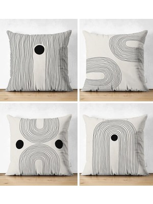 Rem Home Rengirenk Dekoratif Kırlent Kılıfı Sarı Modern 43 x 43 cm Salon Koltuk Kanepe Yastık Kılıfı