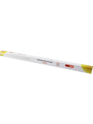 Hace Bazaar Nisaluce EAMP-082/1 2pcs 36W - 120CM LED Etanj Bant Armatür Lamba Ampul Beyaz - 6500K 3250LÜMEN Montaj Ayar Kanallı (K95)