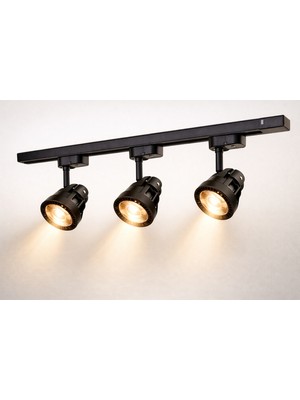 Cata Modern 3’lü Ray Spot Aydınlatma Seti 33W Monofaze Ray Uyumlu Ayarlanabilir Spot Led Günışığı 3200K