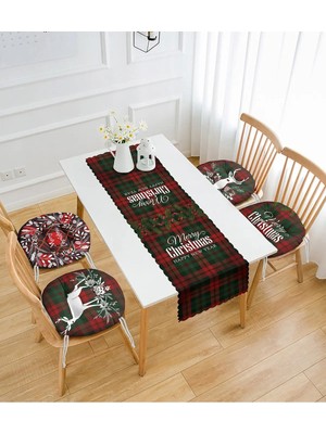 Rem Home Rengirenk Dekoratif Sandalye Minderi Yuvarlak 45 x 140 cm Mutfak Balkon Oturma Minderi