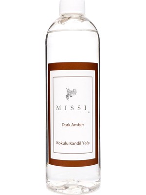 400 ml Dark Amber Kokulu Kandil Yağı