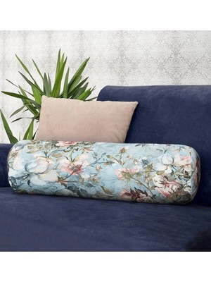 Rem Home Rengirenk Dekoratif Kırlent Kılıfı Sarı Modern 60 x 20 cm Salon Koltuk Kanepe Yastık Kılıfı