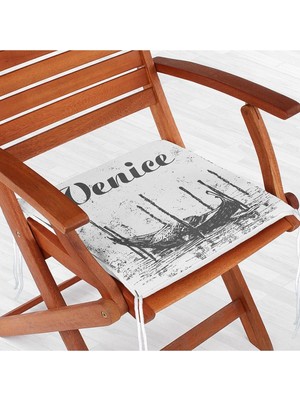 Rem Home Rengirenk Dekoratif Sandalye Minderi Modern 40 x 40 cm Mutfak Balkon Oturma Minderi