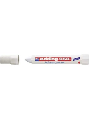 Edding 950 Endüstri Markörü - Beyaz - 1 Kalem - 10 mm Yuvarlak Uç