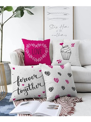 Rem Home Rengirenk Dekoratif Kırlent Kılıfı Sarı Modern 43 x 43 cm Salon Koltuk Kanepe Yastık Kılıfı