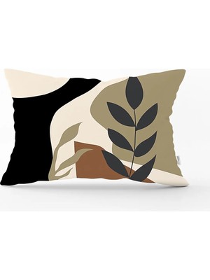 Rem Home Rengirenk Dekoratif Kırlent Kılıfı Sarı 35 x 55 cm Salon Koltuk Kanepe Yastık Kılıfı