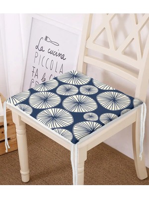 Rem Home Rengirenk Dekoratif Sandalye Minderi Modern 40 x 40 cm Mutfak Balkon Oturma Minderi