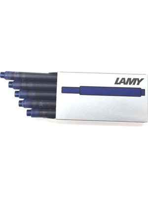 Lamy T10 Mürekkep Kartuşu 5'li Kutu Mavi Siyah