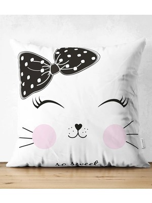 Rem Home Rengirenk Dekoratif Kırlent Kılıfı 43 x 43 cm Salon Koltuk Kanepe Yastık Kılıfı