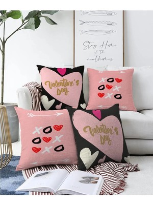 Rem Home Rengirenk Dekoratif Kırlent Kılıfı Sarı Modern 43 x 43 cm Salon Koltuk Kanepe Yastık Kılıfı