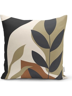 Rem Home Rengirenk Dekoratif Kırlent Kılıfı Sarı 43 x 43 cm Salon Koltuk Kanepe Yastık Kılıfı