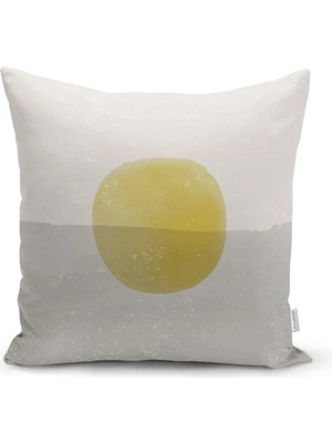 Rem Home Rengirenk Dekoratif Kırlent Kılıfı 43 x 43 cm Salon Koltuk Kanepe Yastık Kılıfı