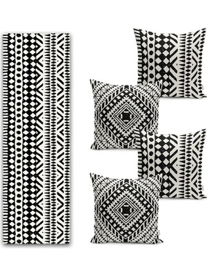 Rem Home Rengirenk Dekoratif Kırlent Kılıfı Sarı 43 x 43 cm Salon Koltuk Kanepe Yastık Kılıfı