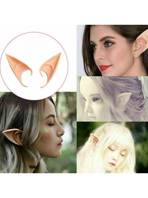 Hace Bazaar Yumuşak Malzemeden Imal Lateks Elf Kulağı 1 Çift