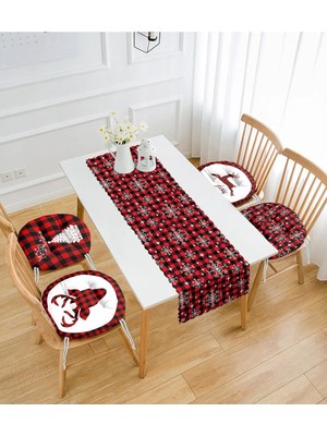 Rem Home Rengirenk Dekoratif Sandalye Minderi Sarı Yuvarlak 45 x 140 cm Mutfak Balkon Oturma Minderi
