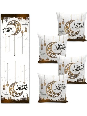 Rem Home Rengirenk Dekoratif Kırlent Kılıfı 43 x 43 cm Salon Koltuk Kanepe Yastık Kılıfı