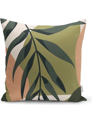Rem Home Rengirenk Dekoratif Kırlent Kılıfı Sarı 43 x 43 cm Salon Koltuk Kanepe Yastık Kılıfı