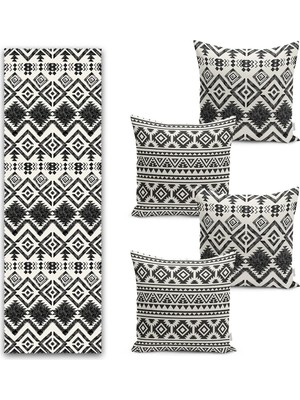 Rem Home Rengirenk Dekoratif Kırlent Kılıfı Sarı 43 x 43 cm Salon Koltuk Kanepe Yastık Kılıfı