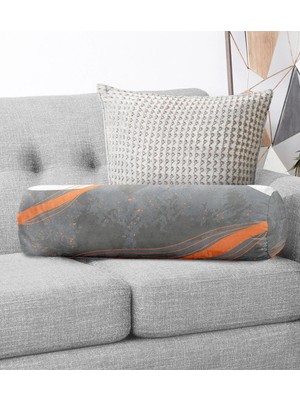 Rem Home Rengirenk Dekoratif Kırlent Kılıfı Geometrik 60 x 20 cm Salon Koltuk Kanepe Yastık Kılıfı
