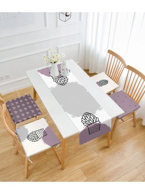 Rem Home Rengirenk Dekoratif Sandalye Minderi Sarı Kalp 40 x 40 cm Mutfak Balkon Oturma Minderi