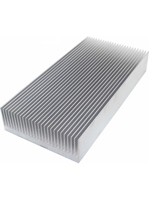 Alüminyum Soğutucu Blok 35X145MM Isı Emici 1 Metre LED Aydınlatma Devre Soğutma Profil Kanal Eloksallı 24494