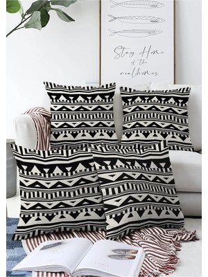 Rem Home Rengirenk Dekoratif Kırlent Kılıfı Sarı 43 x 43 cm Salon Koltuk Kanepe Yastık Kılıfı