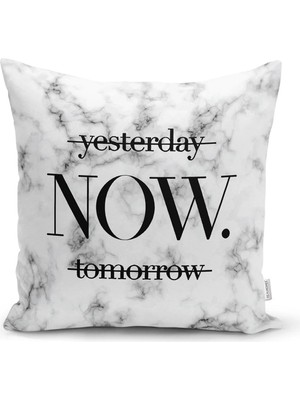 Rem Home Rengirenk Dekoratif Kırlent Kılıfı Sarı Modern 43 x 43 cm Salon Koltuk Kanepe Yastık Kılıfı