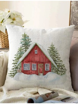 Rem Home Rengirenk Dekoratif Kırlent Kılıfı Sarı Modern 43 x 43 cm Salon Koltuk Kanepe Yastık Kılıfı