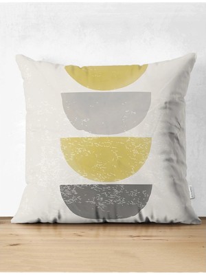 Rem Home Rengirenk Dekoratif Kırlent Kılıfı Modern 43 x 43 cm Salon Koltuk Kanepe Yastık Kılıfı