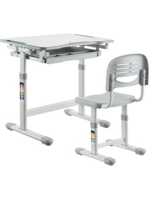 Çocuk Mobilyaları Digitus Ayarlanabilir Ergonomik Çoçuk Aktivite Masası (3-10 Yaş Gri Renk)