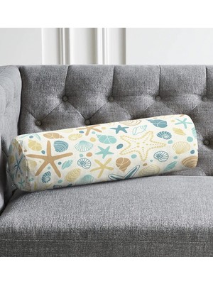 Rem Home Rengirenk Dekoratif Kırlent Kılıfı Modern 60 x 20 cm Salon Koltuk Kanepe Yastık Kılıfı