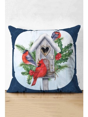 Rem Home Rengirenk Dekoratif Kırlent Kılıfı Sarı Modern 43 x 43 cm Salon Koltuk Kanepe Yastık Kılıfı
