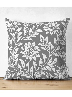 Rem Home Rengirenk Dekoratif Kırlent Kılıfı 43 x 43 cm Salon Koltuk Kanepe Yastık Kılıfı