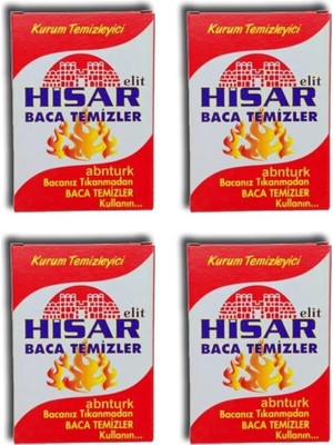 4 Adet Baca Temizleyici Bacaları Anında Açar Sihirli Kurum Giderici Şömine Temizleme Isıtmaya