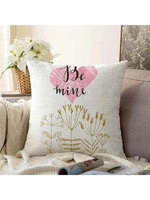 Rem Home Rengirenk Dekoratif Kırlent Kılıfı Sarı Modern 43 x 43 cm Salon Koltuk Kanepe Yastık Kılıfı