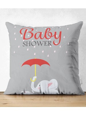 Rem Home Rengirenk Dekoratif Kırlent Kılıfı Sarı 43 x 43 cm Salon Koltuk Kanepe Yastık Kılıfı