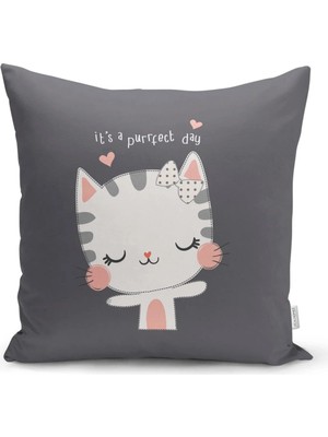 Rem Home Rengirenk Dekoratif Kırlent Kılıfı 43 x 43 cm Salon Koltuk Kanepe Yastık Kılıfı